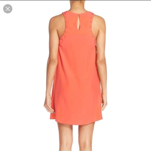 Amanda Uprichard Allegra Lace Up Side Keyhole Shift Dress - Picture 3 of 10